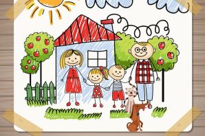 Рисунок семейные ценности