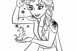 Эльза раскраска