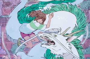 Унесенные призраками эскиз