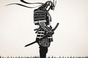 Самурай нарисованный