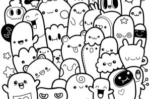 Чудики раскраска