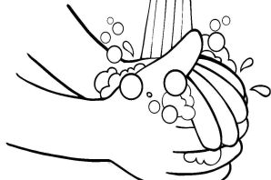 Ладонь раскраска для детей