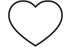 Ровное сердце рисунок