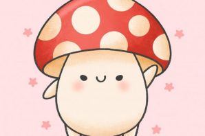 Грибы для срисовки