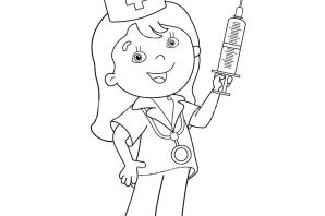 Раскраска медик