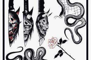 Эскизы в стиле японии