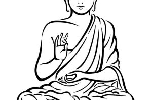 Буддизм раскраска
