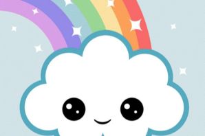 Детский рисунок облака
