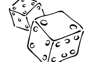 Игральные кости рисунок