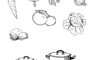 Борщ раскраска