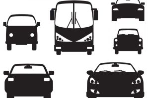 Рисунок машины спереди