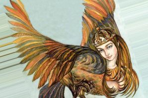 Гамаюн птица рисунок