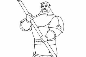 Былинный герой рисунок