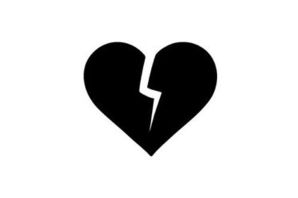 Разбитое сердце эскиз