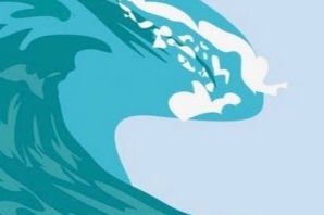 Морская волна рисунок