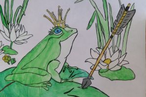 Рисунок царевны лягушки