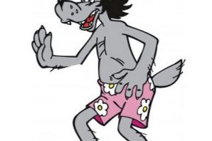 Рисунок волка из ну погоди