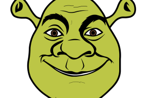 Рисунок шрека для срисовки