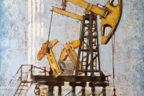 Нефтекачалка рисунок