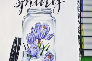 Легкие рисунки весны