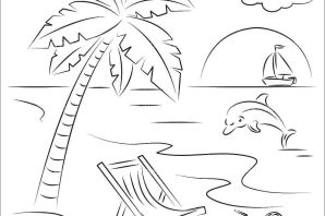 Простой рисунок лето