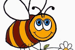 Пчелка рисунок легкий