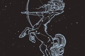 Стрелец рисунок карандашом