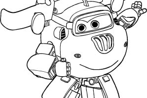 Робот поли раскраска