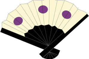 Веер рисунок легкий