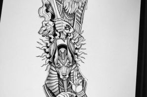 Анубис эскиз