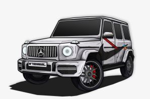 Гелендваген рисунок