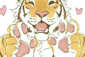 Милый тигр рисунок