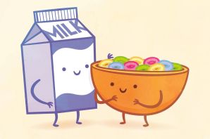 Легкие рисунки про еду