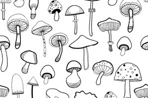 Мухомор рисунок милый