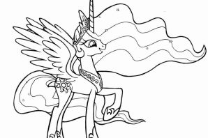 Селестия раскраска