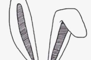 Уши зайца рисунок