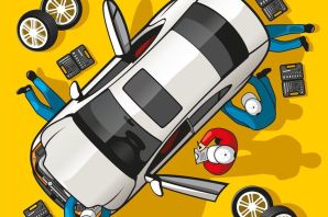 Нарисованный автомобиль