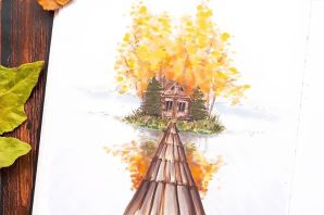 Скетч осень