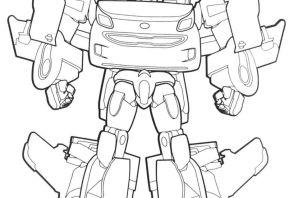 Атлон тоботы раскраска