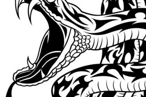 Голова змеи эскиз