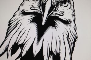 Сокол набросок