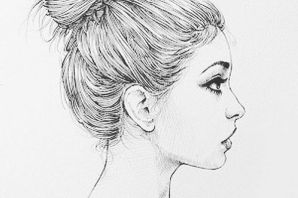 Профиль человека рисунок