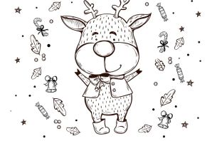 Новогодние рисунки легко