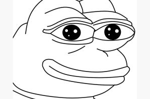 Жабка раскраска