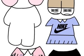 Уточка лафан раскраска