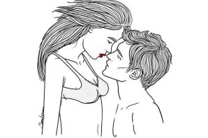 Раскраска влюбленные