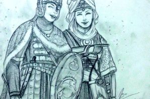 Княгиня ольга рисунок