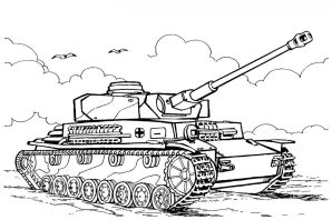 Раскраски танки герант