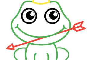 Лягушка рисунок для детей