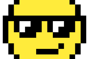 Смайлики в клеточку